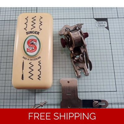 Singer Swiss Zig Zag Attachment 160990 Fits SINGER FEATHERWEIGHT 221k-222k title=